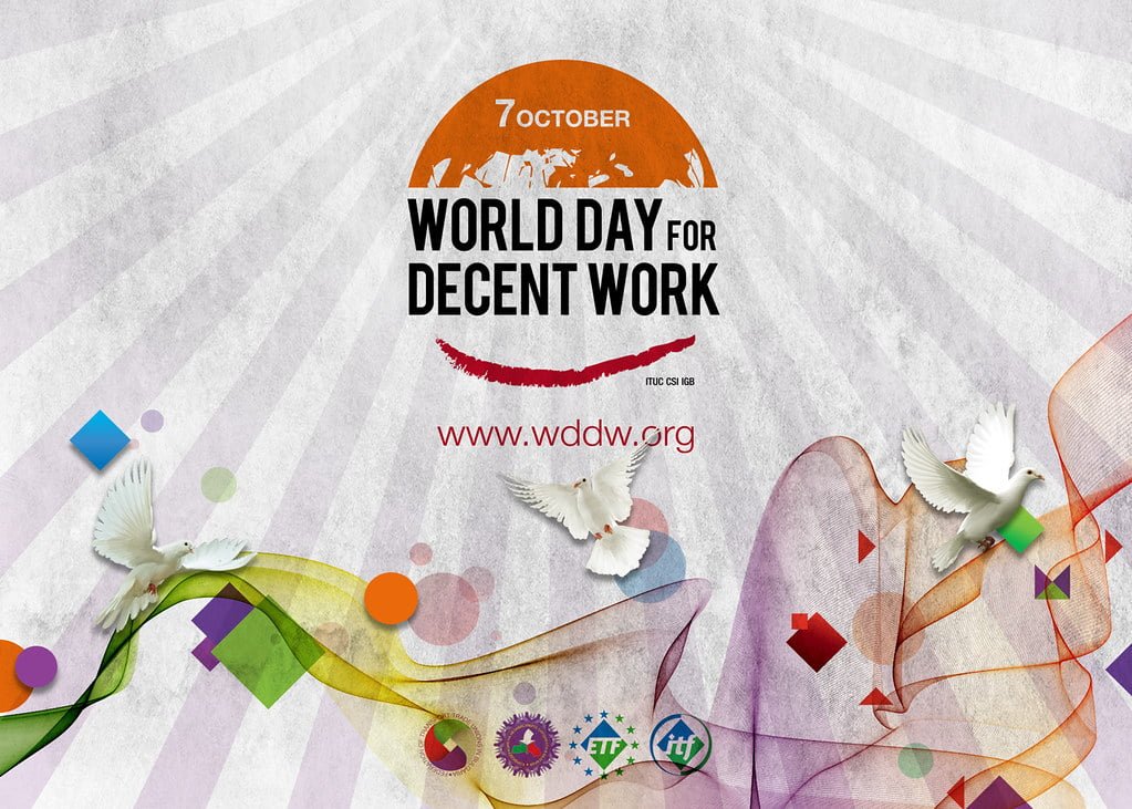 07. Okto­ber: Welt­tag für men­schen­wür­di­ge Arbeit