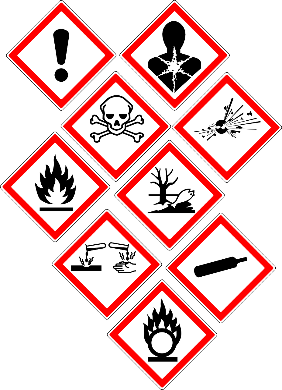 warning, danger, signs