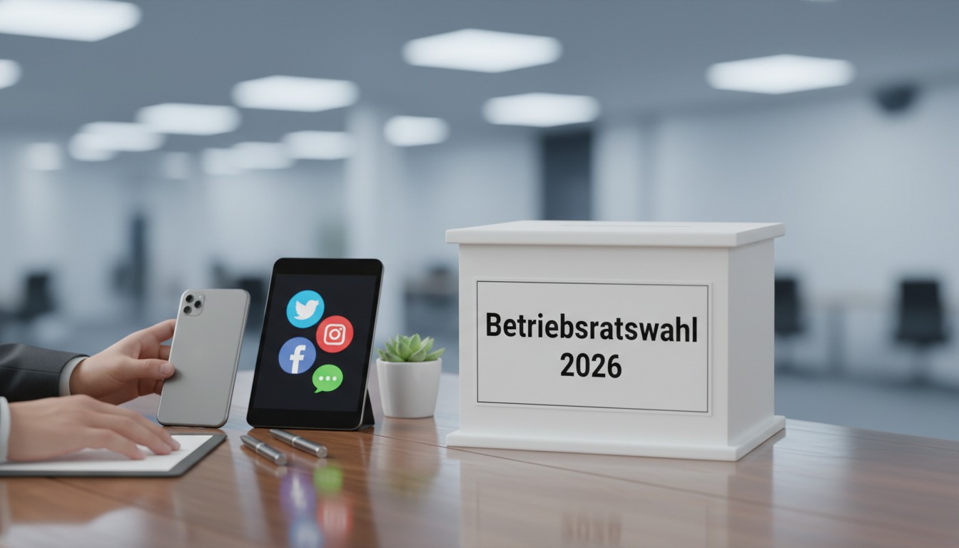 Betriebsratswahl 2026: Social Media im Wahlkampf – Rechtliche Risiken und Tipps